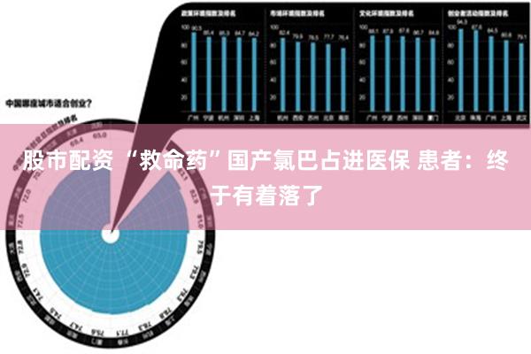 股市配资 “救命药”国产氯巴占进医保 患者：终于有着落了