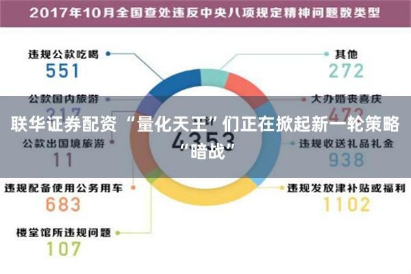 联华证券配资 “量化天王”们正在掀起新一轮策略“暗战”